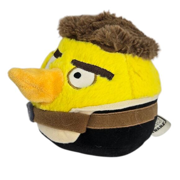 Commonwealth Toy Han Solo Angry Birds Star Wars Stuffed‎ Animal Plush Toy 6" - Picture 4 of 5